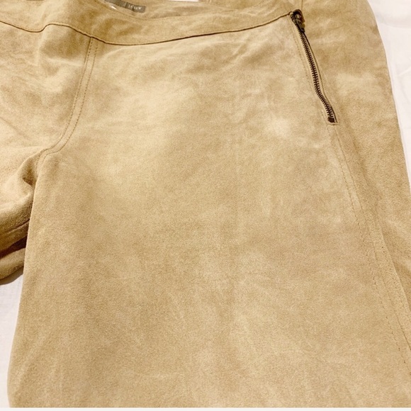 J.Crew Collection Genuine Suede High Waist Trouser - Picture 8 of 8